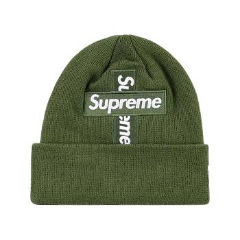 Green Supreme New Era Cross Box-Logo Beanie Hats | Supreme 522HK